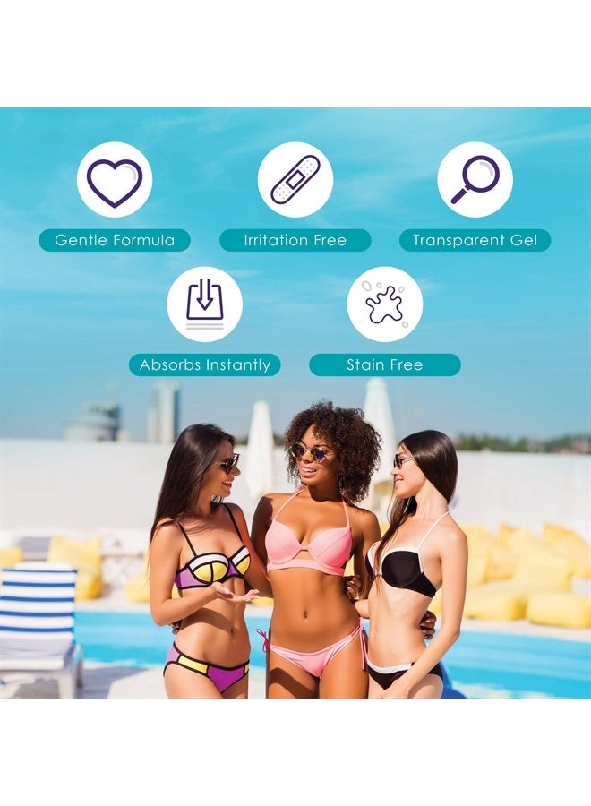 Bikini Zone Medicated After Shave Gel - Instantly Stop Shaving Bumps, Irritation, Redness & Itching in Sensitive Areas - Gentle, Clear Formula - Dermatologist Approved (1 oz) - Image 5