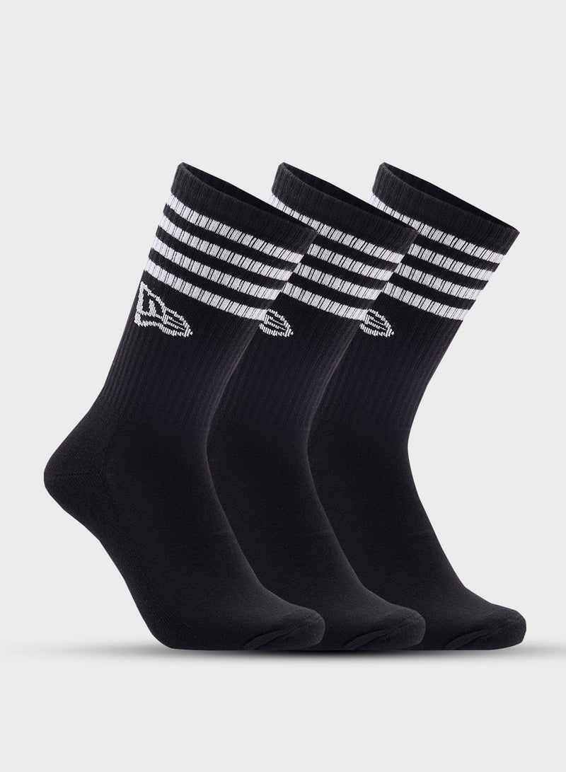 NEW ERA Stripe Crew Socks  - Image 1