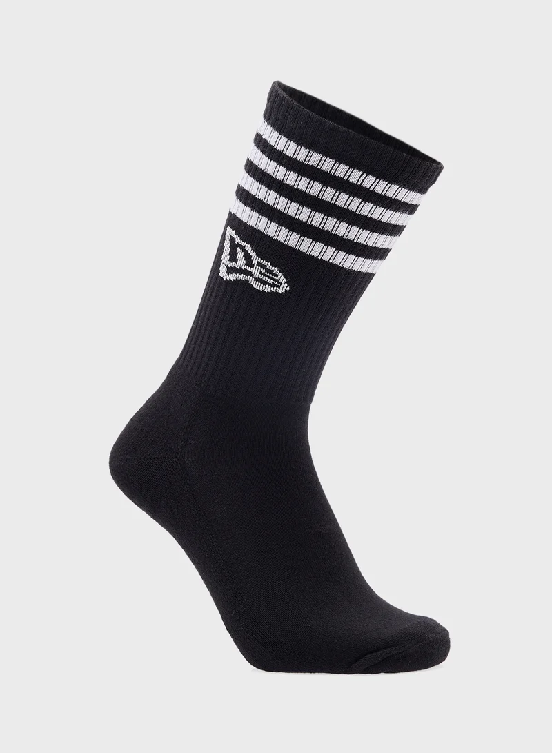 NEW ERA Stripe Crew Socks