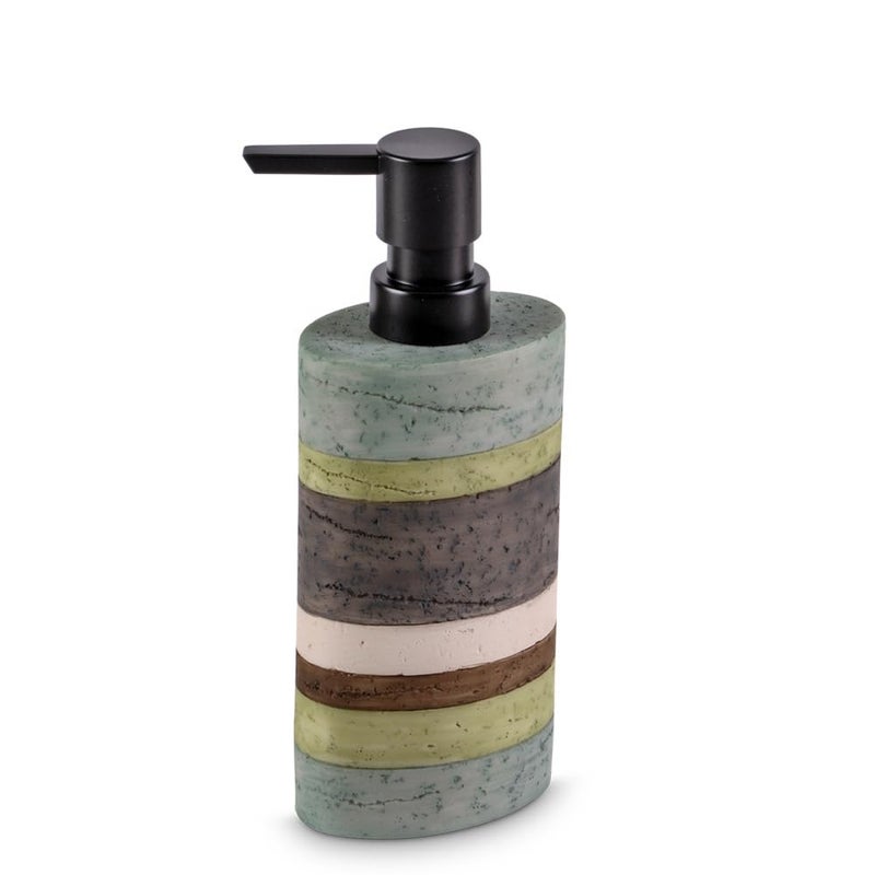 Freelance Freelance Soho Plus 4 pc Bathroom Set - Soap Dispenser, Toothbrush Holder, Tumbler & Tray (Marble Multicolor)  - Image 2