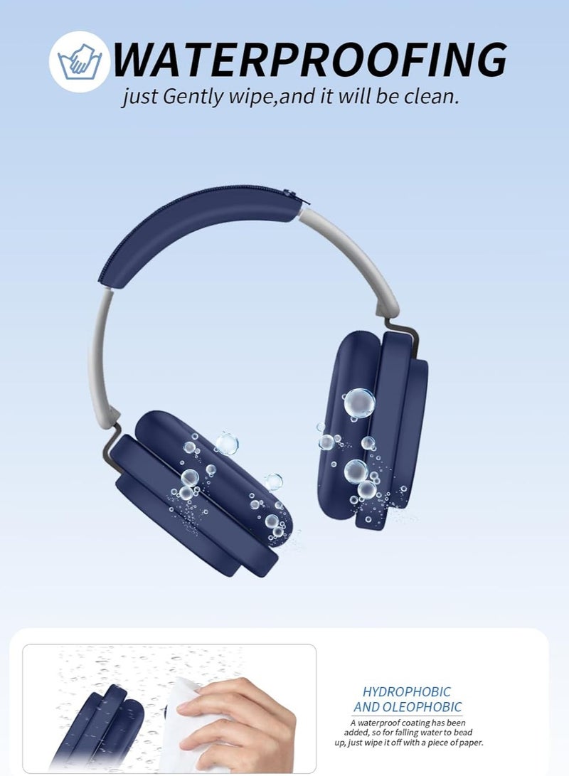 عام وسائد سماعات الأذن وحافظة طوق الرأس متوافقة مع سماعات Nothing Headphones (1)، حماية شاملة 3 في 1، مقاومة للتنقيط والعرق - Image 3