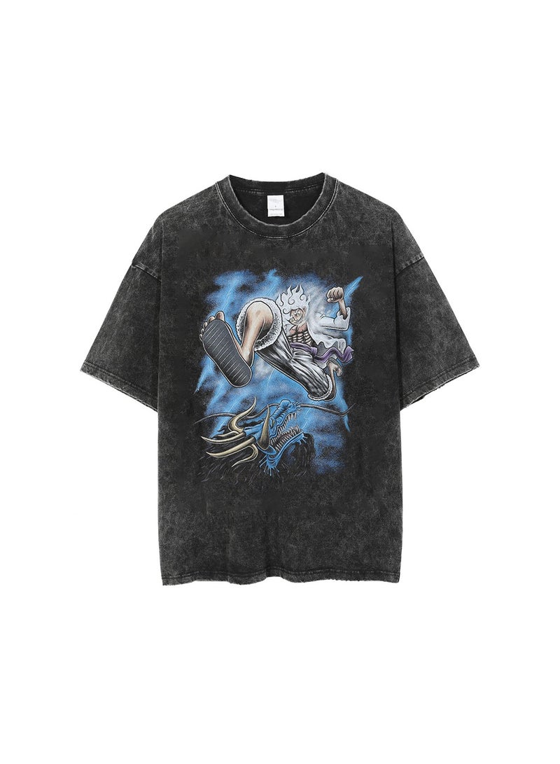 KUYING One Piece Short Sleeved T-Shirt 