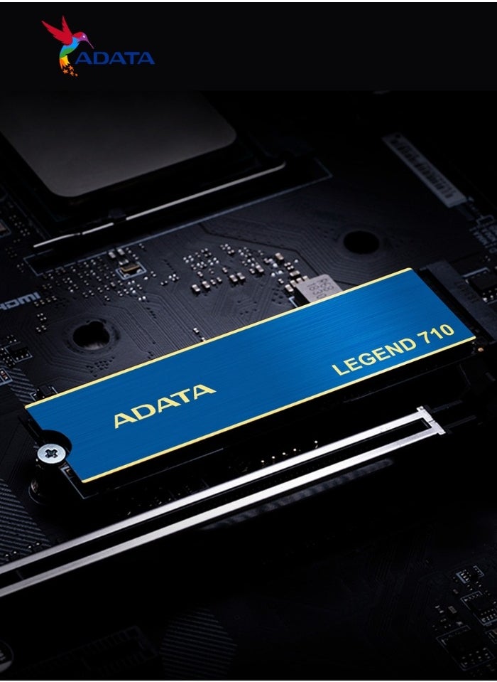 أداتا - محرك الأقراص الصلبة LEGEND 710 سعة 512 جيجابايت SSD Nvme لأجهزة الكمبيوتر المحمول وسطح المكتب PS5 وXBOX | PCIe Gen3 x4 M.2 2280 - Image 1