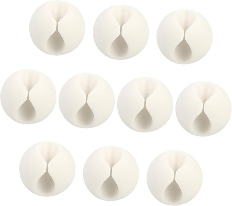 Tehaux 10 حزمة مشابك أسلاك مرنة مفردة لإدارة الكابلات للمكتب والمنزل والسيارة - Image 2