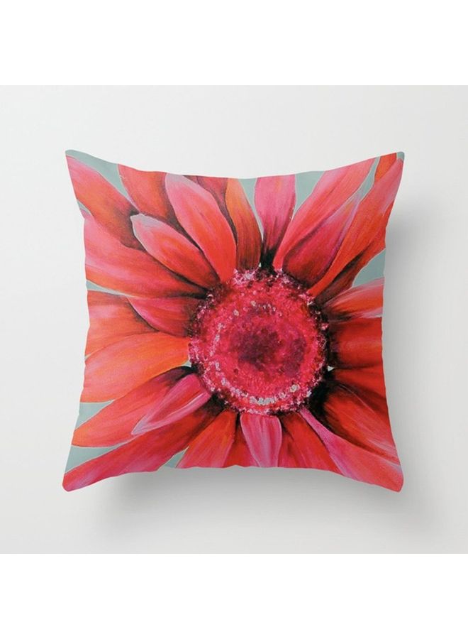 NIBEMINENT Square Throw Sofa Pillowcase Red