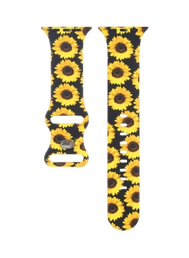 NIBEMINENT 8-Buckle Printed Replacement Strap Watchband For Apple Watch Series 7/6/SE/5/4/3/2/1 42/44/45mm Multicolour - Image 5