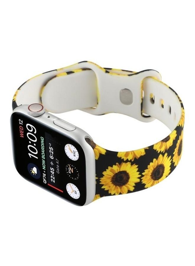NIBEMINENT 8-Buckle Printed Replacement Strap Watchband For Apple Watch Series 7/6/SE/5/4/3/2/1 42/44/45mm Multicolour - Image 2