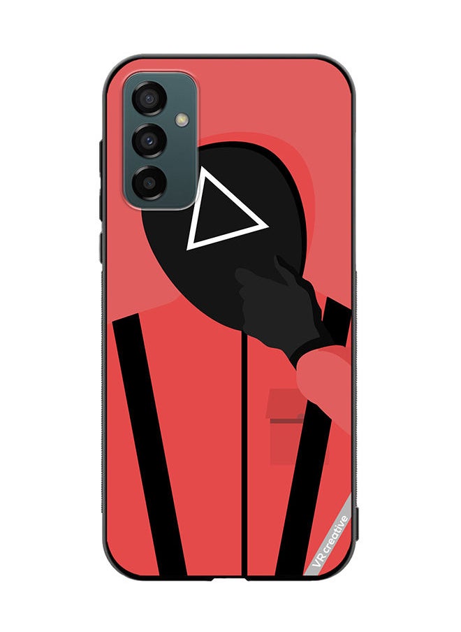 Protective Case Cover For Samsung Galaxy F13/M13 Squid Game Soldier Design Multicolour