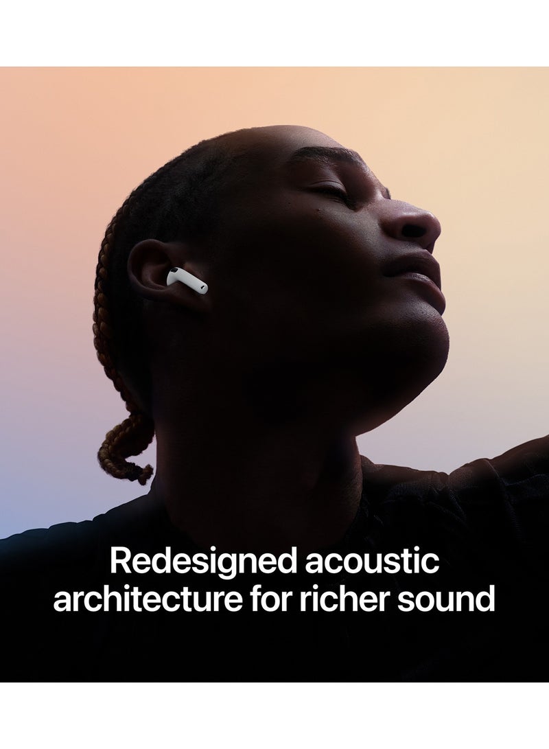 ابل  AirPods 5 with Wireless Charging Case white - Image 3