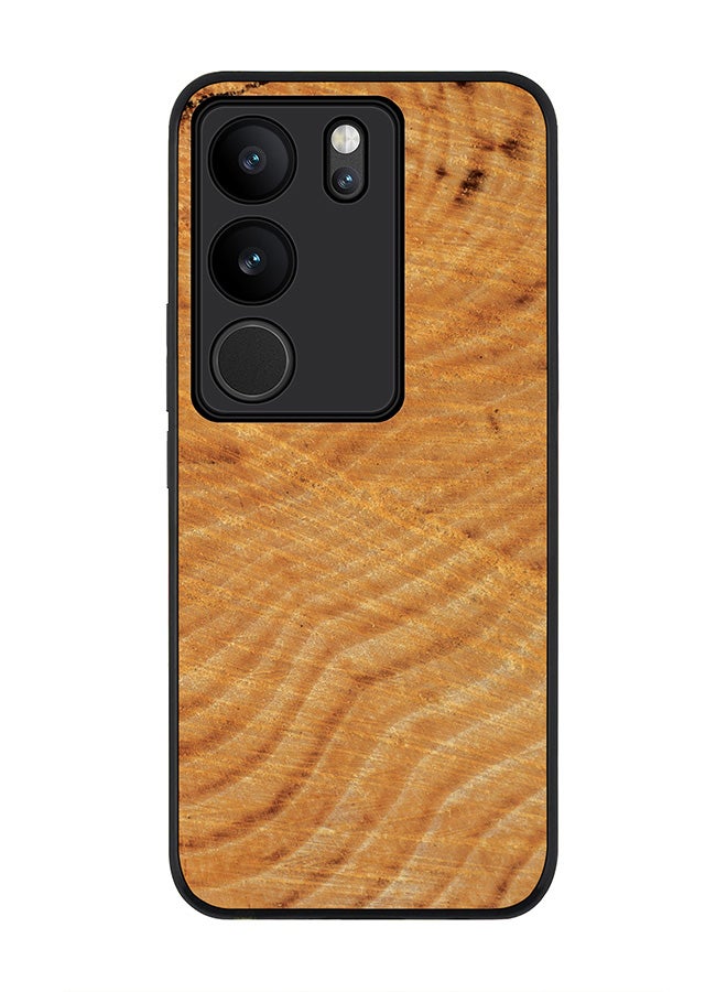 Stylizedd Rugged Black Edge case for Vivo V29 / Vivo V29 Pro / Vivo S17, Slim fit Soft Case Flexible Rubber Edges Anti Drop TPU Gel Thin Cover - Age Of Tree - Image 1