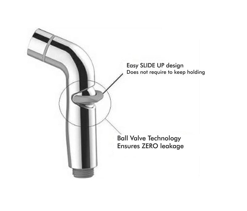 MHS Health Faucet Head Only Gun Jet Spray Health Faucet Sprayer Standard Size Check All Variations for More Sizes and Models (ABS Square UP Down, Pack of 1) - Image 2
