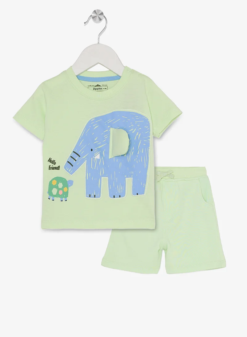 ريبلز مع نمشي Boys 2Pcs Set