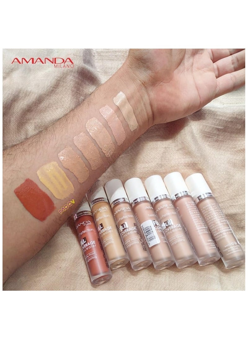 Amanda Milano - Amanda Teint Full Coverage Concealer Matte Finish Longlasting - 04 - Image 1