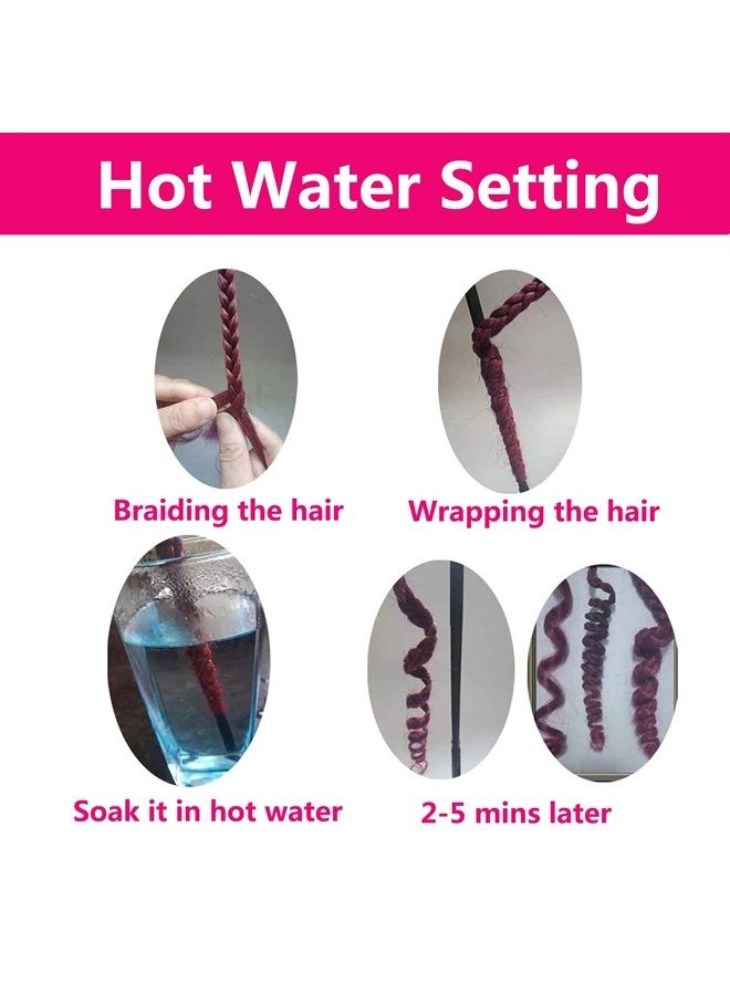 FAYETA Ombre Pre Stretched Braiding Hair, 28''-8 packs Silky Color Blend Braid Hair Extensions, 100% Kanekalon Synthetic Crochet Hair Braids, Yaki Texture Hair Braiding (28''-8packs, 1b/27/613) - Image 5