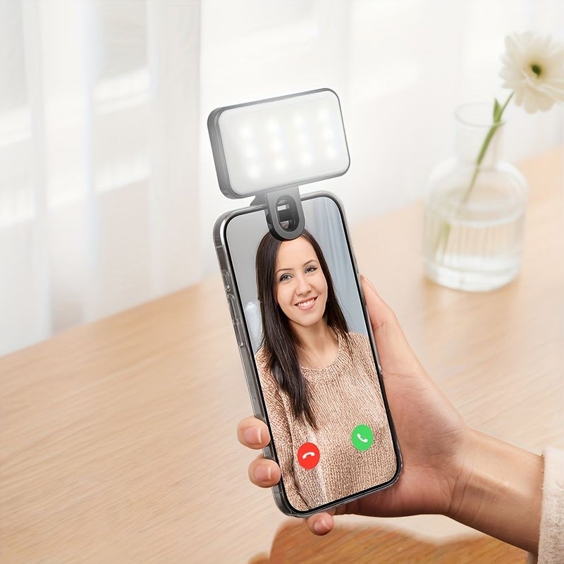 مصباح تعبئة أمامي صغير Mini LED للإضاءة الذاتية، قوي جدًا في الظلام، بثلاثة مستويات سطوع، مشبك محمول، قابل لإعادة الشحن عبر USB - Image 1