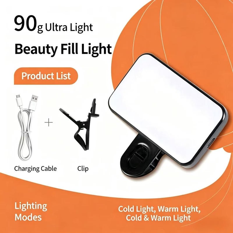 مصباح تعبئة أمامي صغير Mini LED للإضاءة الذاتية، قوي جدًا في الظلام، بثلاثة مستويات سطوع، مشبك محمول، قابل لإعادة الشحن عبر USB - Image 2