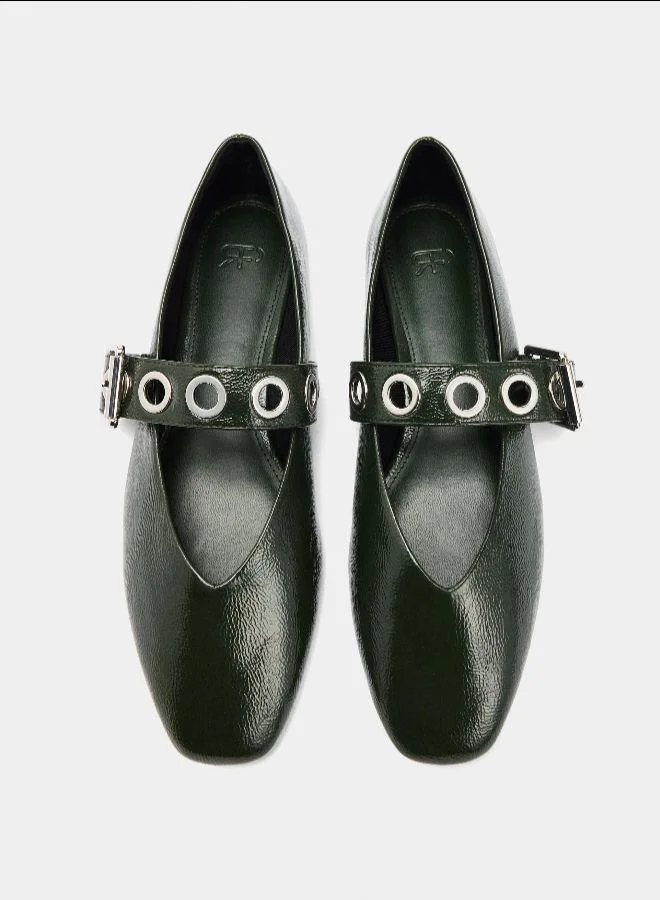 PARFOIS Ballet flats with studs