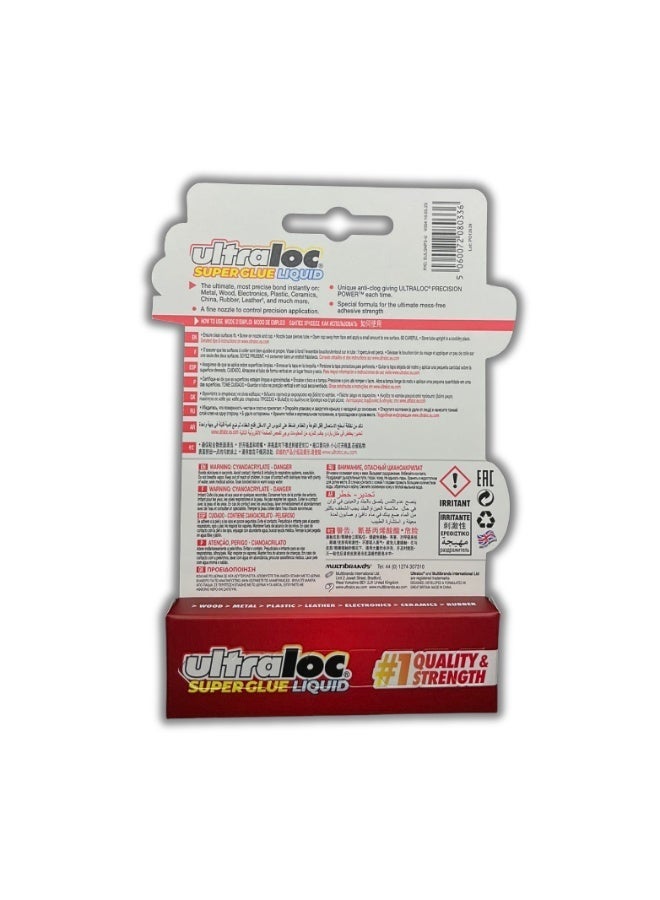 Ultraloc Super Glue Liquid 3g – Precision Strong Bond for Fast Repairs – Made in UK - Image 3