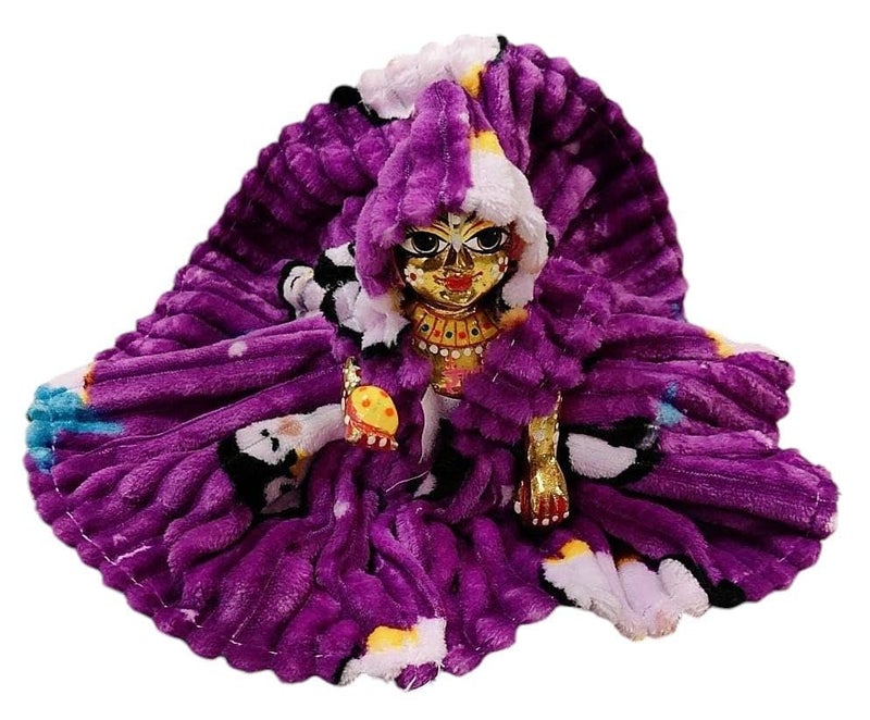 Partish Laddu Gopal Winter Dress | Ladoo Gopal Dress | Kanha Ji Vastra | Gopal Ji Poshak | Thankur Ji Size 0 1 2 3 4 5 6 (Size 1, Pack of 4, Chui MUI Random Colors) - Image 3