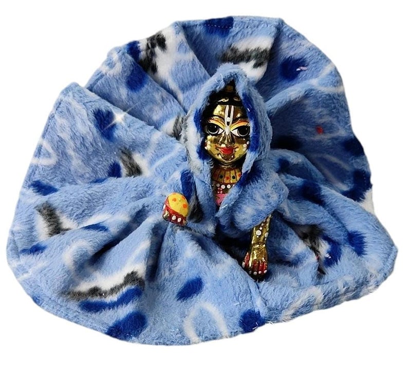 Partish Laddu Gopal Winter Dress | Ladoo Gopal Dress | Kanha Ji Vastra | Gopal Ji Poshak | Thankur Ji Size 0 1 2 3 4 5 6 (Size 1, Pack of 4, Chui MUI Random Colors) - Image 4