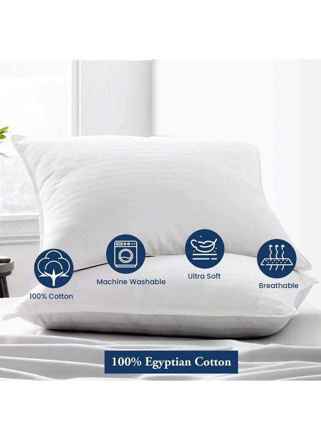 Ambition Home - Toddler Travel Pillowcase 14X20 Inch Navy Blue Pillowcase Zipper Closer Pillowcase Set Of 2 Pc Travel Pillow Cover 500 Thread Count 100% Soft Egyptian Cotton Decorative Travel Pillow Cover - Image 1