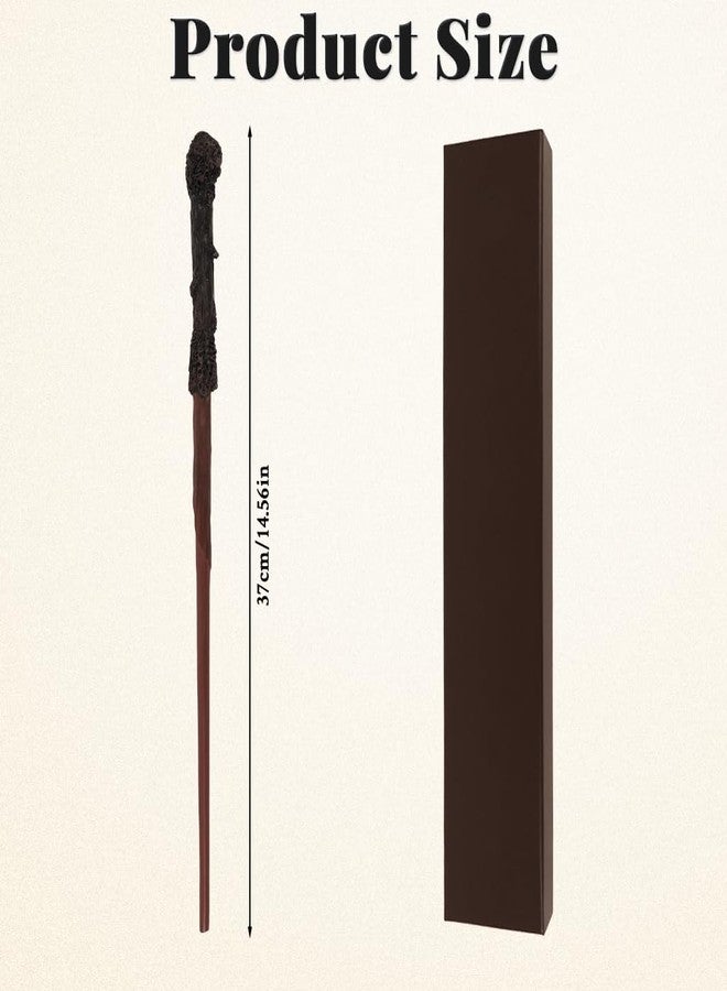 FANCYKU® Ha*ry Potter Magic Wand with Gift Box, Resin & Metal Replica Magic Stick Rod Wizard Sorcerers Wand, Party Costume Accessory for Cosplay Masquerade Halloween Christmas, Gifts for Kids - Image 2