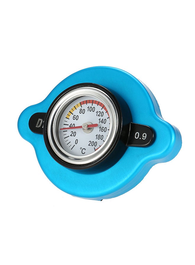 Generic 0.9 Bar Thermostatic Radiator Cap Cover with Water Temp Temperature Gauge for Truck Forklift Trailer  - Image 1