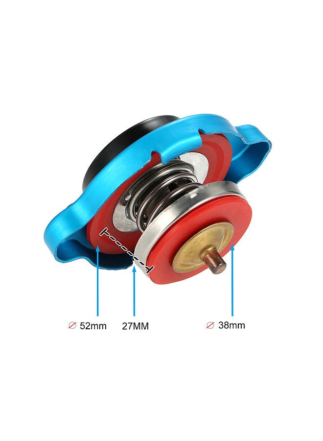 Generic 0.9 Bar Thermostatic Radiator Cap Cover with Water Temp Temperature Gauge for Truck Forklift Trailer  - Image 4