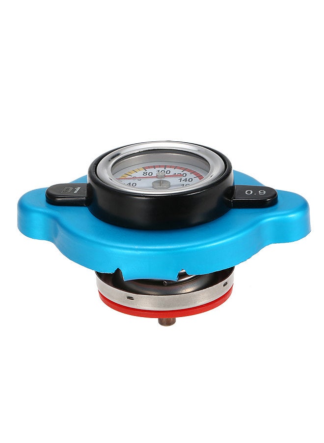 Generic 0.9 Bar Thermostatic Radiator Cap Cover with Water Temp Temperature Gauge for Truck Forklift Trailer  - Image 2