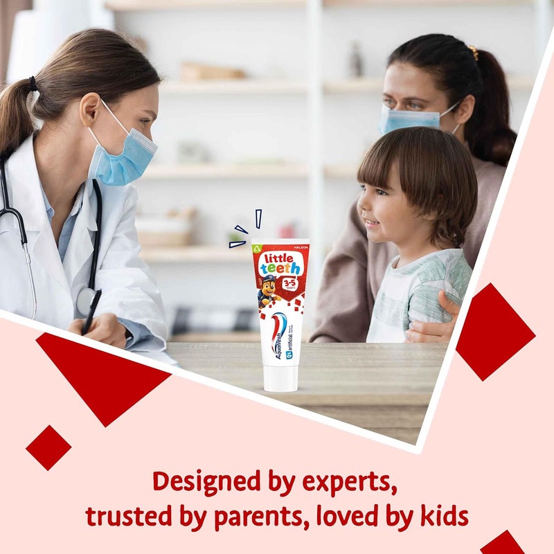 Aquafresh Paw Patrol Little Teeth 35 years Kids toothpaste Gently Strengthens and Protects Little Teeth 75ml - Image 3