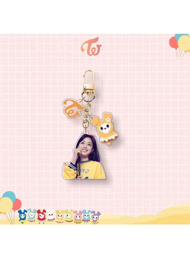 NIBEMINENT TWICE Acrylic Keychain Bag Pendant 