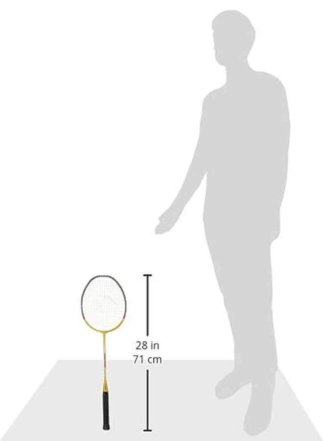 ترايامف مضرب تنس الريشة Triumph Bolt خفيف الوزن مصنوع من مركب الجرافيت، مع حقيبة تنس الريشة Cosmic-6R ذات حجرتين، باللونين الأحمر والرمادي. - Image 4