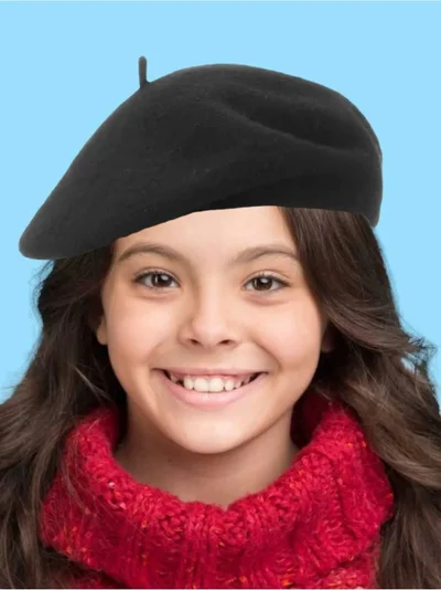 تيزجيلسين Children's French Painter Felt Beret