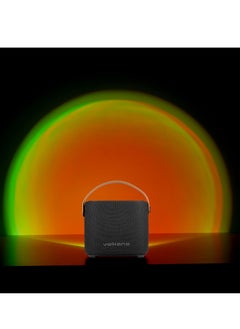Volkano Volkano Flame Series Bluetooth Speaker With Sunset Lamp Projector-Black  - Image 3