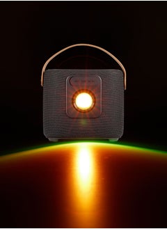 Volkano Volkano Flame Series Bluetooth Speaker With Sunset Lamp Projector-Black  - Image 4