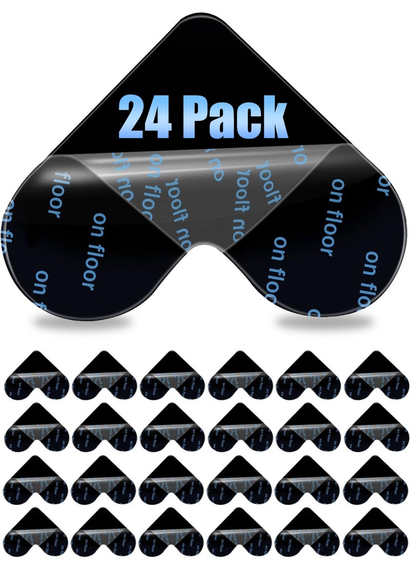 SANMUGEED Rug Pad Gripper Non Slip Rug Pads for Hardwood Floors Tiles Area Rugs,Washable Reusable Carpet Grippers Rug Tape Stickers Holder - Image 1