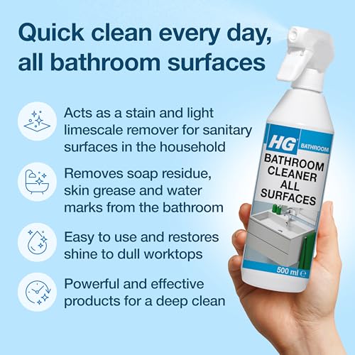 HG 0.50l Shower & Bath Cleaning Spray - Image 2