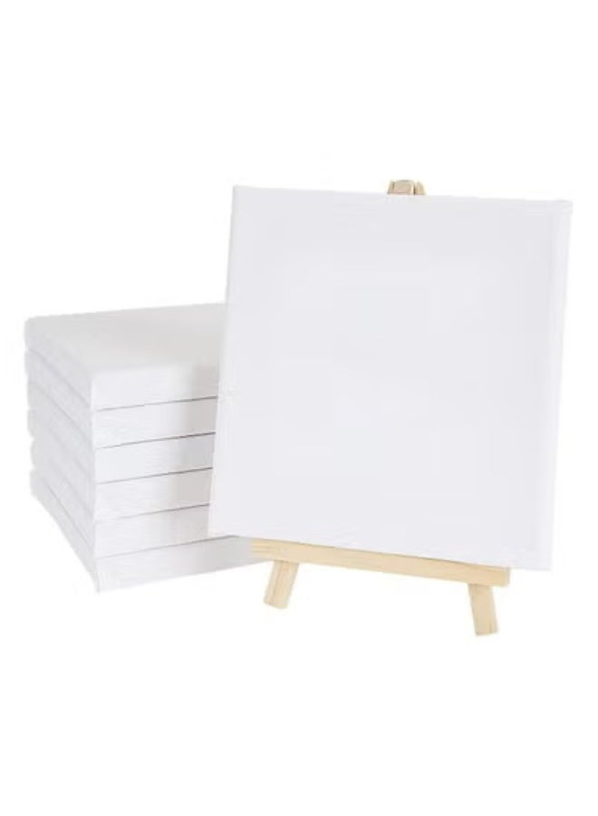 Artistic Canvas 25*30cm, For Acrylic And Oil Paints With Wooden Stand - 5 pcs - Image 5