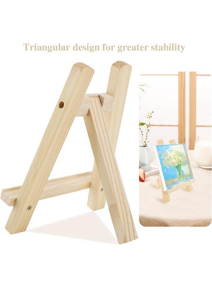 Artistic Canvas 25*30cm, For Acrylic And Oil Paints With Wooden Stand - 5 pcs - Image 1