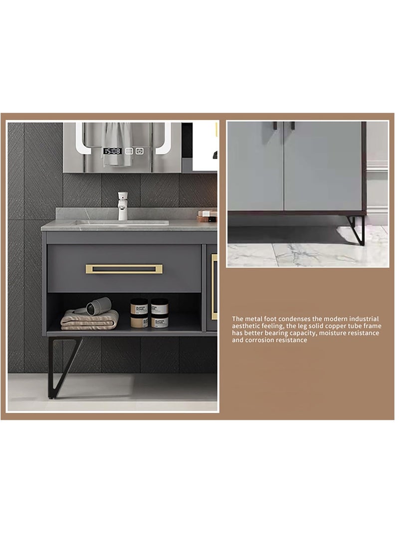 Excefore طقم أرجل أثاث معدنية من 4 قطع، 6 بوصات، استبدال ثقيل للدوران المنزلي، 15 سم أرجل أثاث لرف الكتب، الأريكة، الخزانة، الكرسي، الأريكة، طاولة القهوة، المكتب، المقعد، الأريكة، طاولة السرير، إلخ (أسود) - Image 3