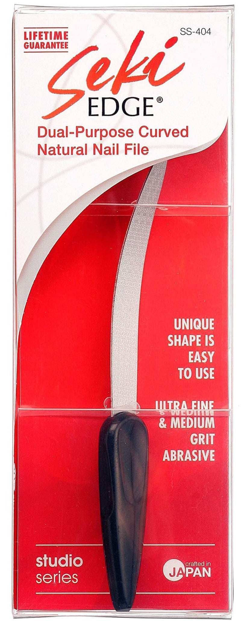 SEKI EDGE SS-404- Curved Natural Nail File - Image 3