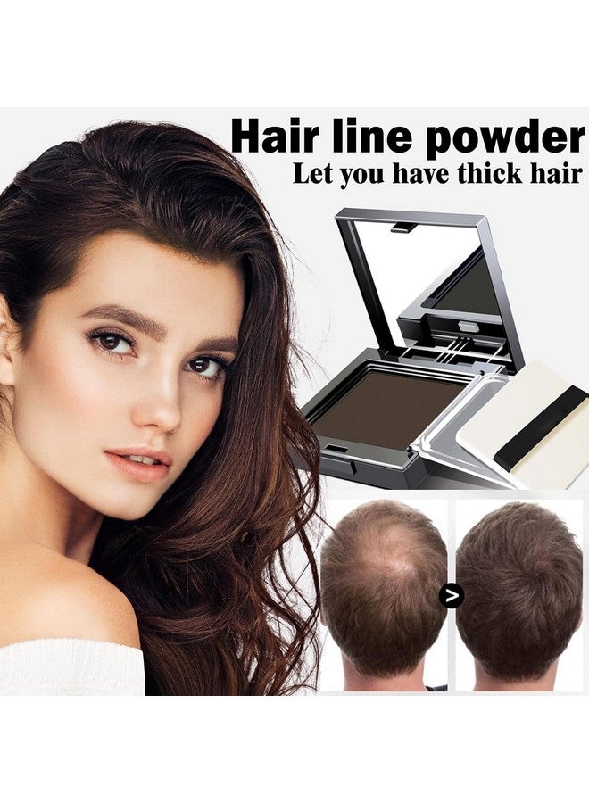 eAmaze eAmaze Hair Liner Concealer Shadow Powder, 12G (Black) Hairliner Powder For Quick Cover Grey Hair For Thinning Grey Hairline - Long Lasting With Mirror & Puff - Image 5