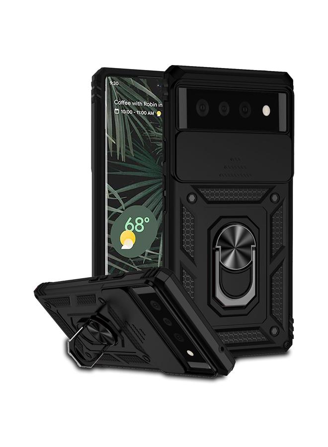 اس-توب جراب هاتف Google Pixel 6 مع حامل كاميرا منزلق - Image 1