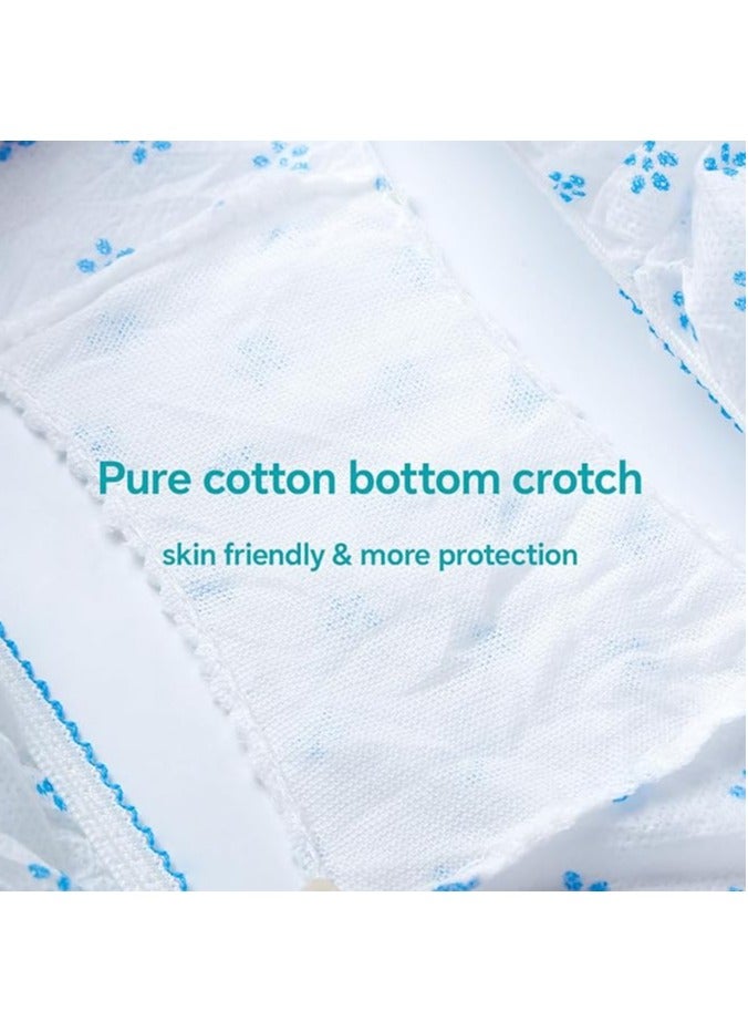 DUNISO 7 Pack Women's Disposable Underwear Nonwoven Ladies Briefs Panties For Travel Hotel Spa Hospital Stays Emergencies，L (White) - Image 5