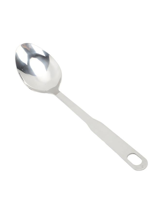 Serving Spoon Cooking Spoon Stainless Steel Hanging Hole Dishwasher Safe Easy Clean Durable Kitchen Utensils for Hotel Steel Handle - Image 2