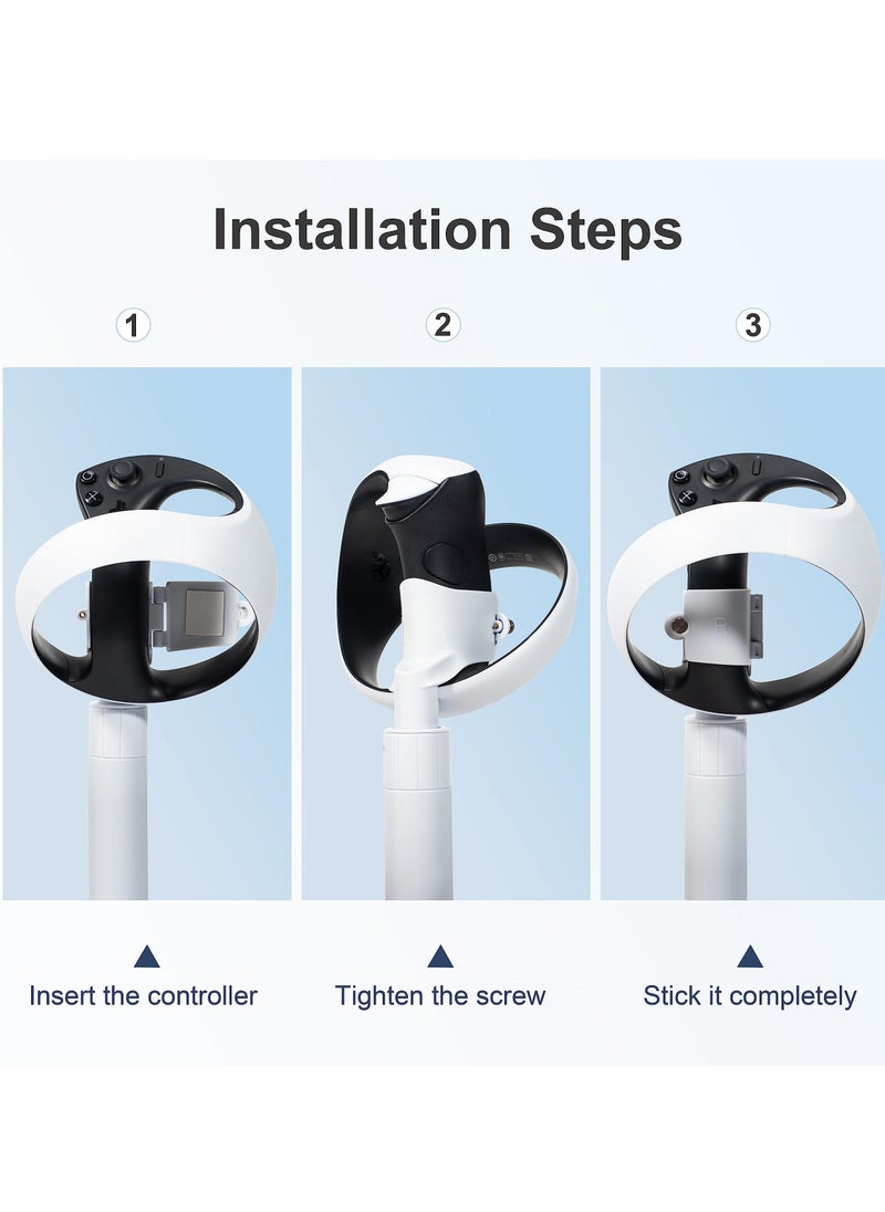 Handle Attachments for PS VR2 Controller Accessories, for Meta Quest 2 Controller Accessories, Vr Gorilla Tag Long Arms Beat Saber Extension Grip, VR Handle Accessories