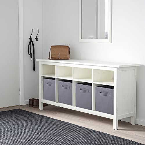 PowerKing Collapsible Storage Cubes with Handles, Fabric Foldable Bins for Closet Shelves, Durable Organization Storage Bins, 10.5'' x 11'' x 10.5'' (Light Grey, 2Pack) - Image 5