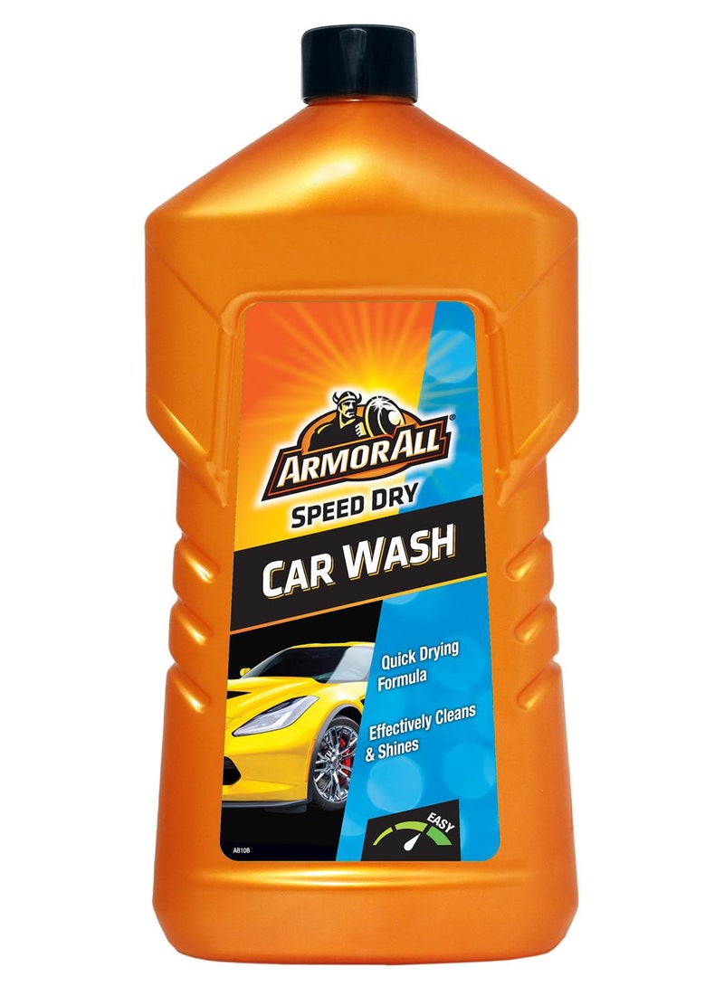ARMOR ALL Car Wash, 1 Litre, Powerful Clean Yet Gentle, With Quick Drying Formula- 1 Piece - Image 1