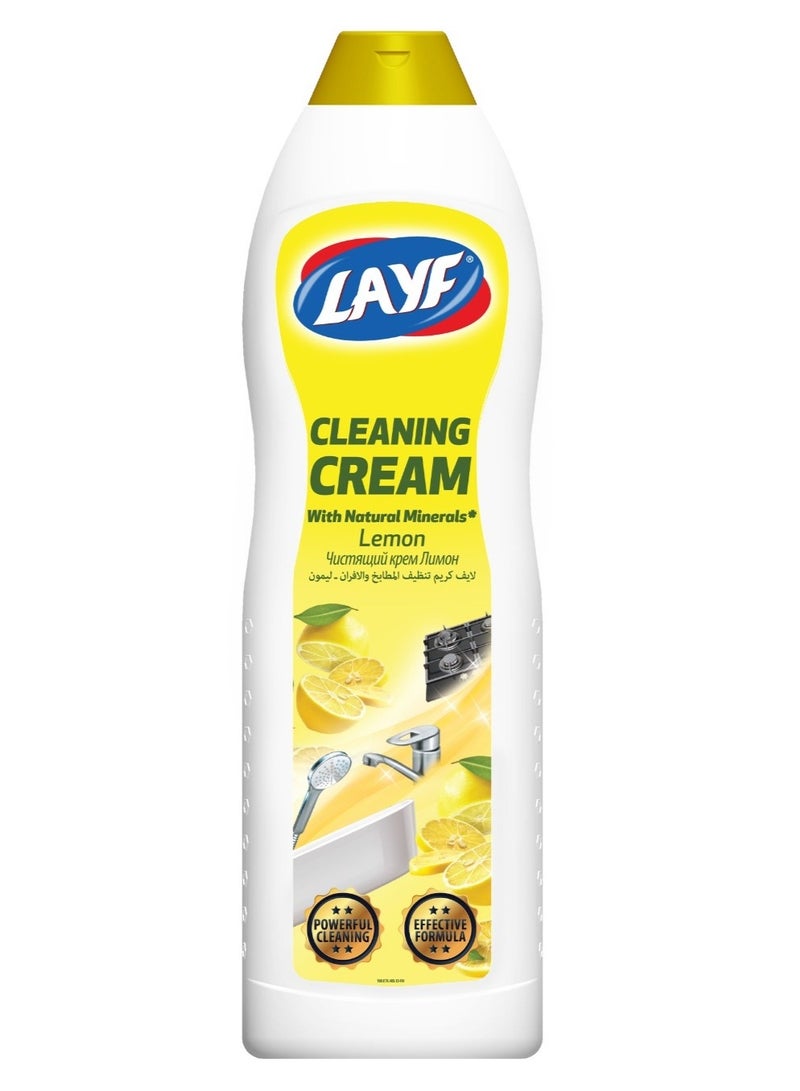 Cleaning Cream With Natural Minerals Lemon 735 ML