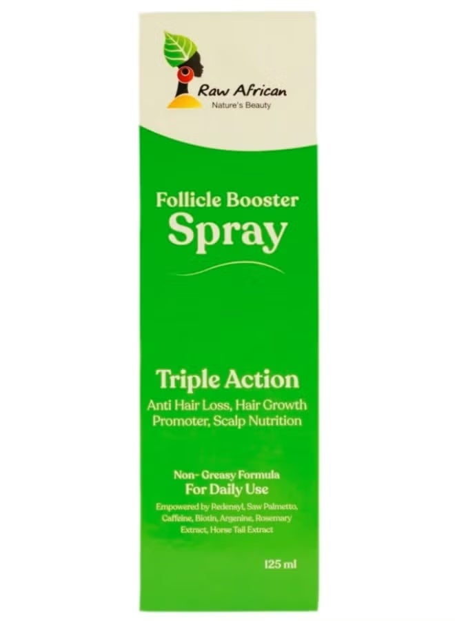 رو أفريكان بخاخ مُعزز لبصيلات الشعر - (١٢٥ مل) | مُحفز لنمو الشعر | علاج يومي لتكثيف الشعر خالٍ من الزيوت - Image 3